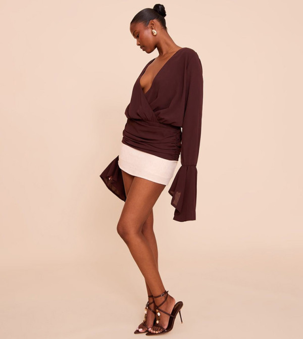 بريتي ليتل ثينغ بريتي ليتل ثينغ - بني  Casual Tops