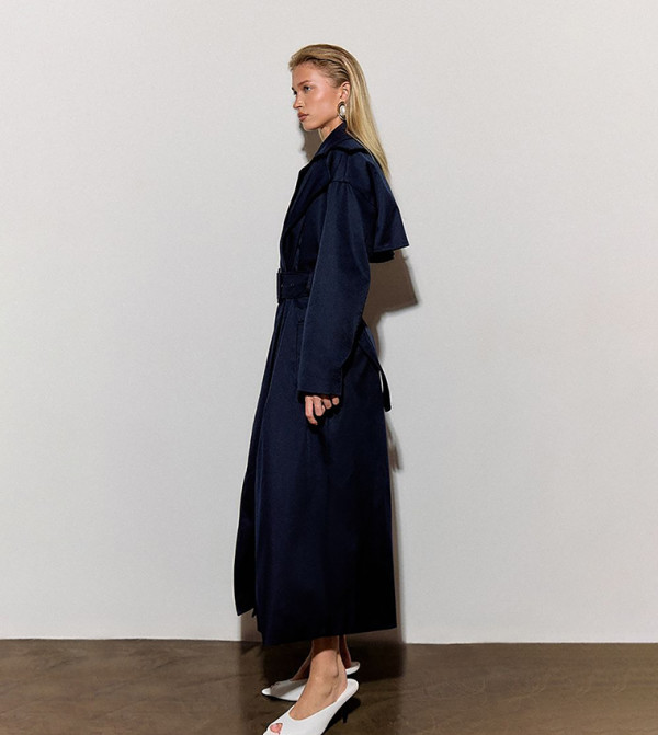 PrettyLittleThing PrettyLittleThing - Navy Overcoats
