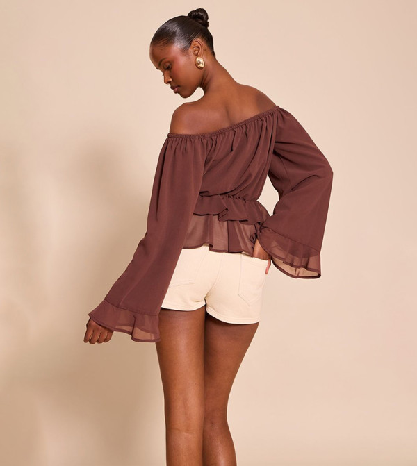 بريتي ليتل ثينغ بريتي ليتل ثينغ - بني  Sleeveless Tops