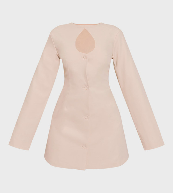 بريتي ليتل ثينغ  فساتين - بيج Mini Dresses