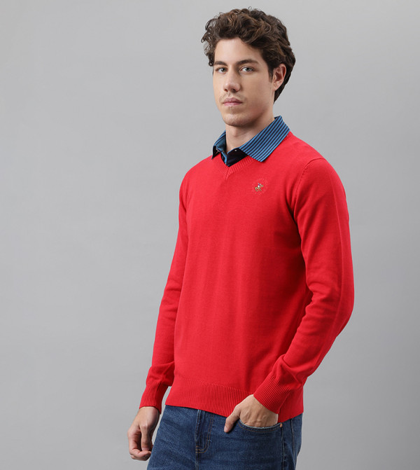 Beverly Hills Polo Club  Sweaters & Cardigans - Red Sweater