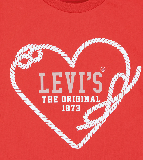 ليفايز  playtime-picks-k - أحمر  T-shirts