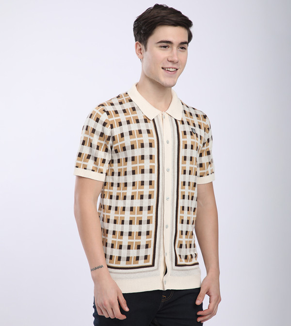 Beverly Hills Polo Club  Short Sleeves - Off White Short Sleeves