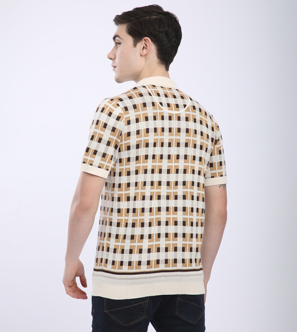 Beverly Hills Polo Club  Short Sleeves - Off White Short Sleeves