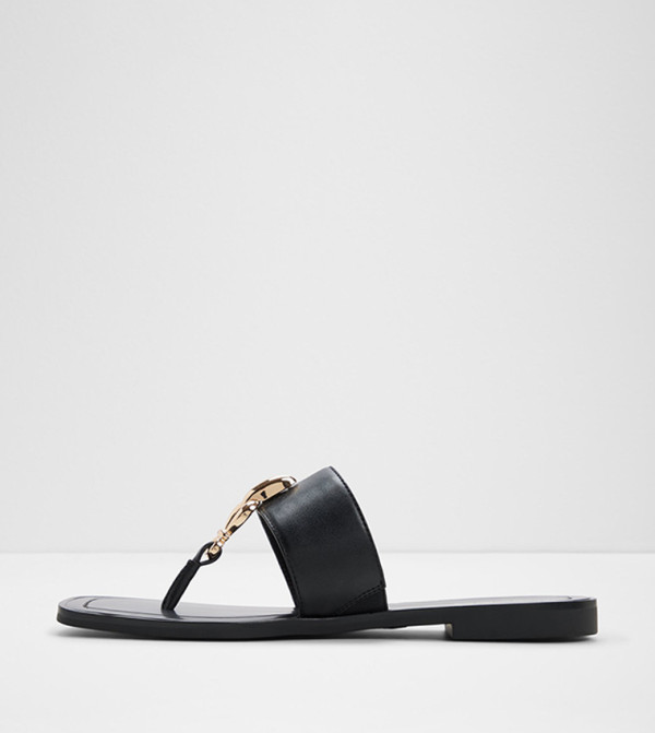 Aldo  vacation-loading-w - Black Flat Sandals