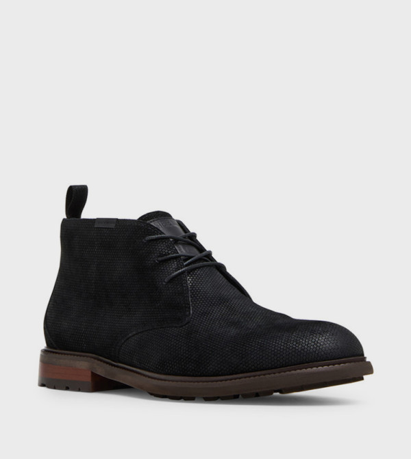 Steve Madden  Lace up Boots - BLACK Lace up Boots