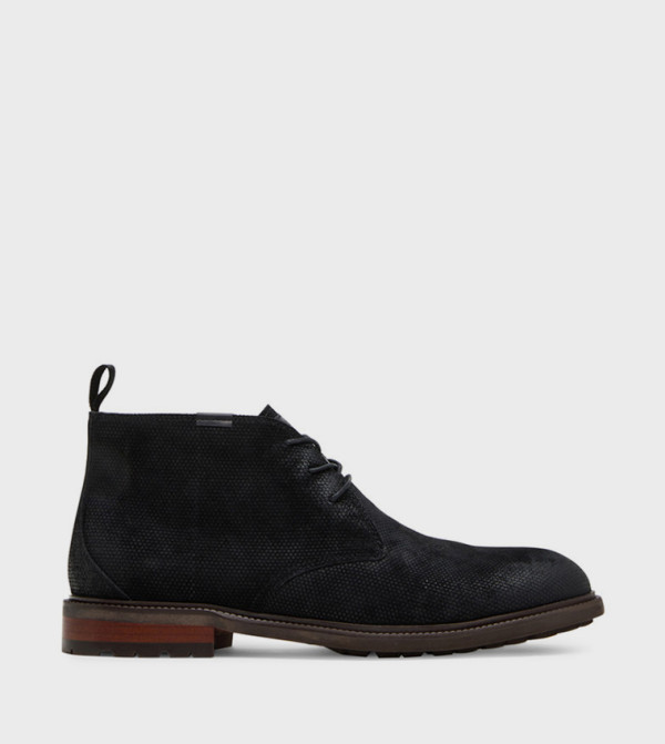 Steve Madden  Lace up Boots - BLACK Lace up Boots