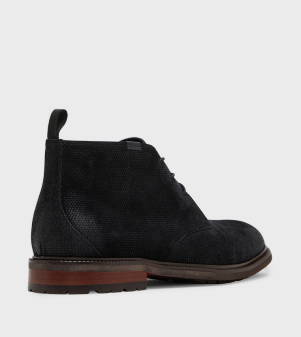 Steve Madden  Lace up Boots - BLACK Lace up Boots