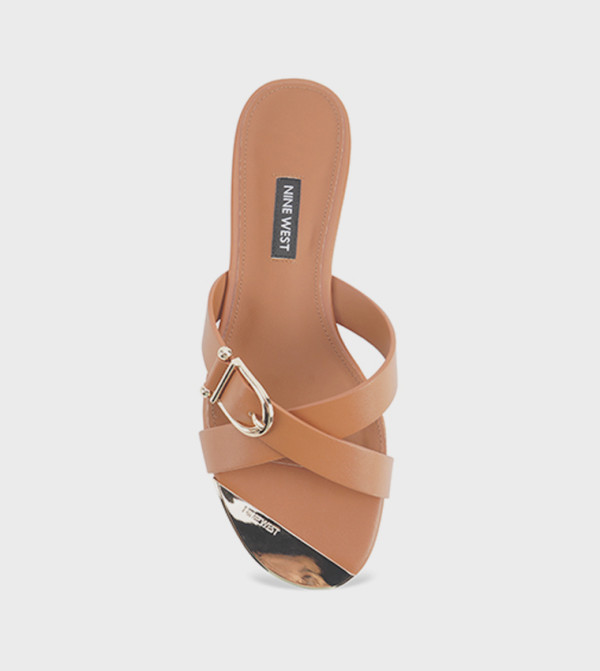 Nine West  heatwave-ready-w - Sand Flat Sandals