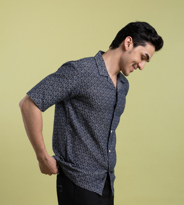 مانريزم مانريزم - رمادي Short Sleeves