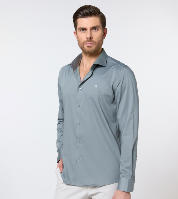 مانريزم مانريزم - رمادي Long Sleeves