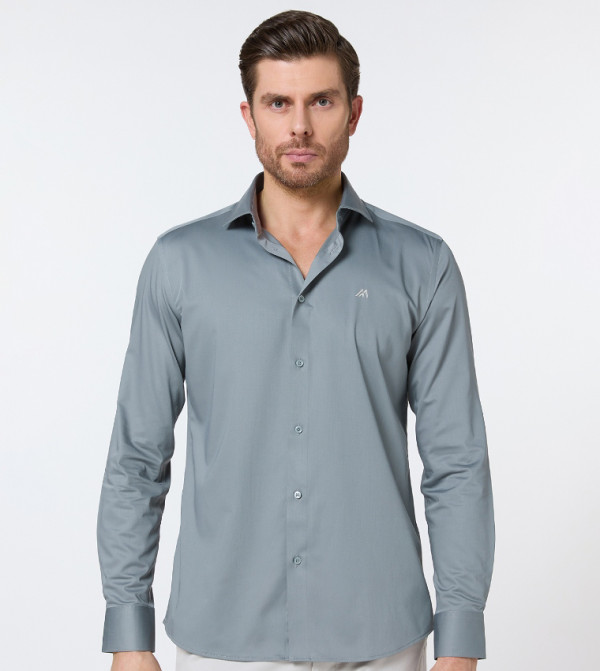 مانريزم مانريزم - رمادي Long Sleeves