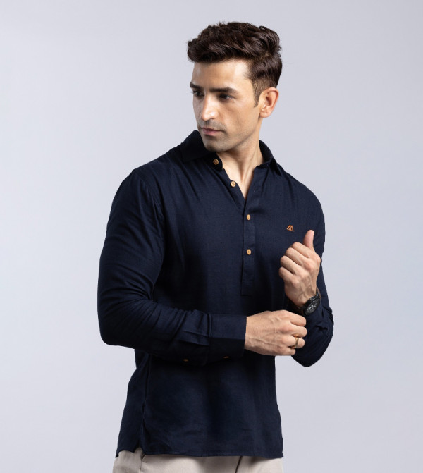 مانريزم مانريزم - كحلي Long Sleeves