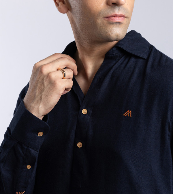 مانريزم مانريزم - كحلي Long Sleeves