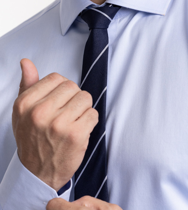 MANNERISM  Formal Shirts - Blue Long Sleeves