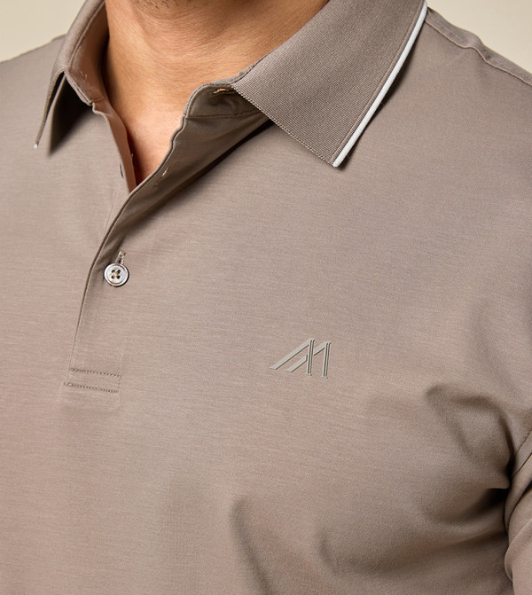 MANNERISM Mannerism - Brown Polo T-shirts