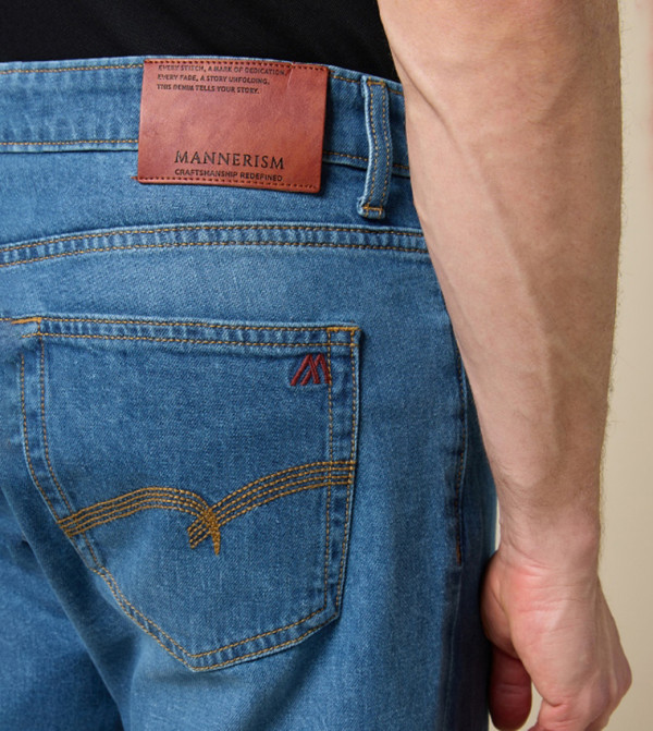 MANNERISM Mannerism - Blue Straight Jeans