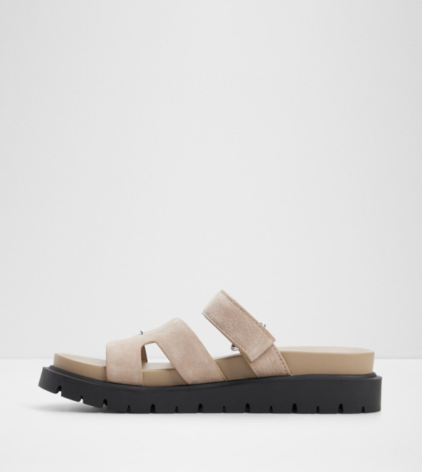 Aldo Aldo - Beige Flat Sandals