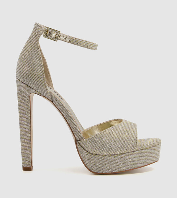 Dune London  Sandals - Gold Heeled Sandals