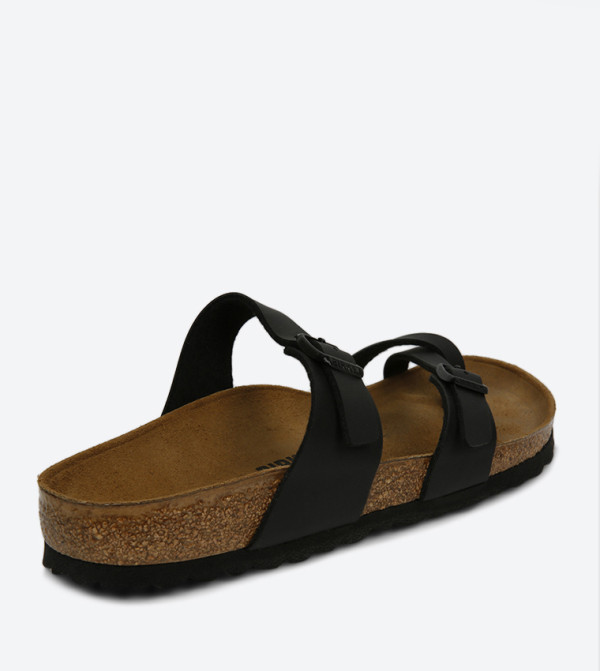 بيركنستوك الأكثر مبيعاً للرجال  - أسود Flat Sandals