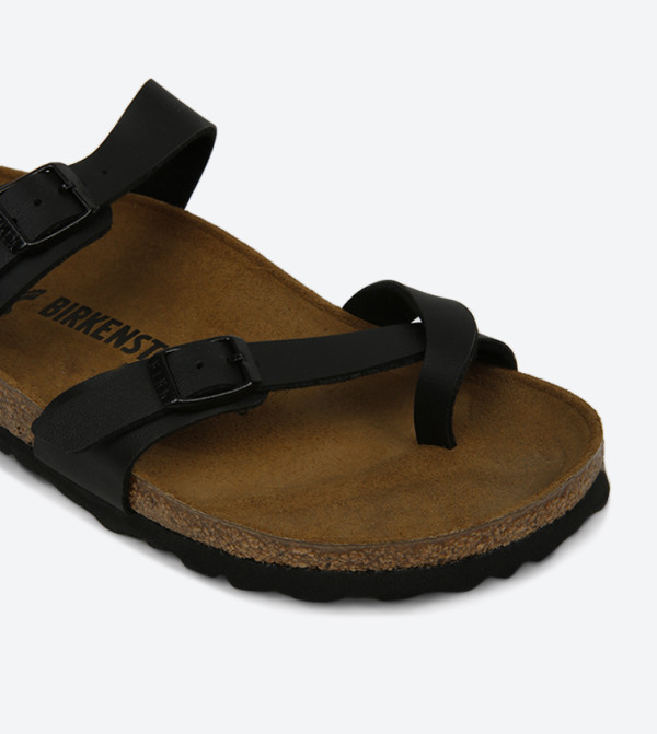بيركنستوك الأكثر مبيعاً للرجال  - أسود Flat Sandals