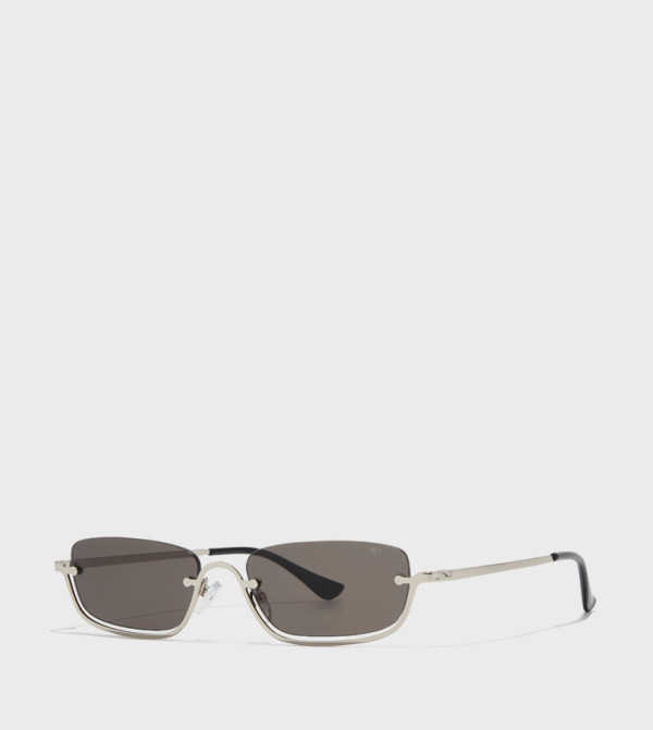 BlackOut  Retro Sunglasses - Brown undefined