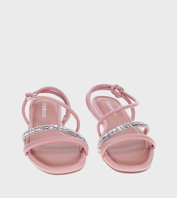 Moleca Moleca - Pink Flat Sandals