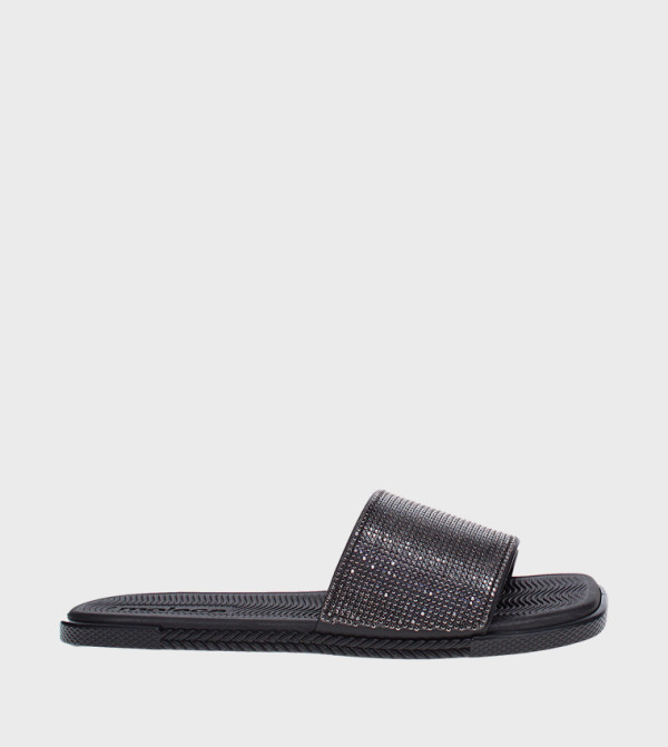 Moleca Moleca - Black Flat Sandals