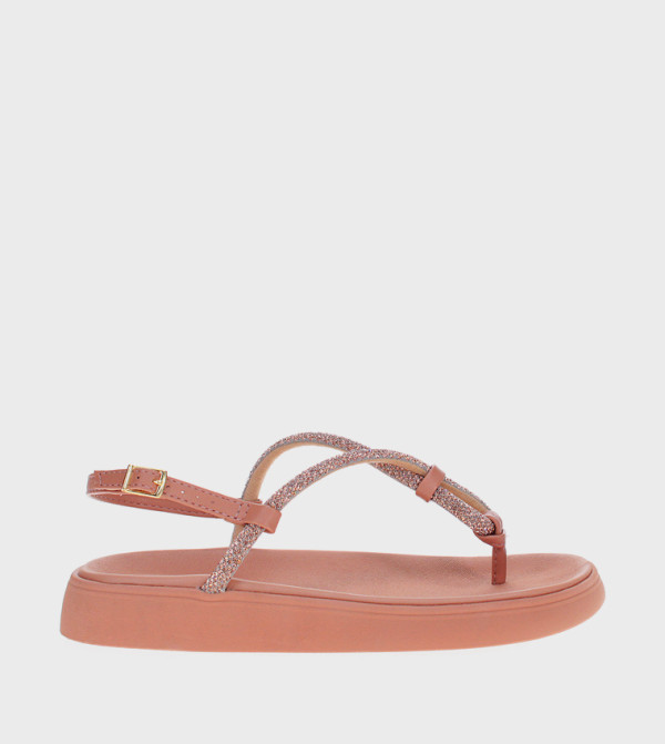 Moleca Moleca - Pink Flat Sandals