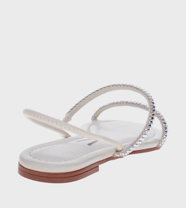 فيزانو فيزانو - أبيض Flat Sandals