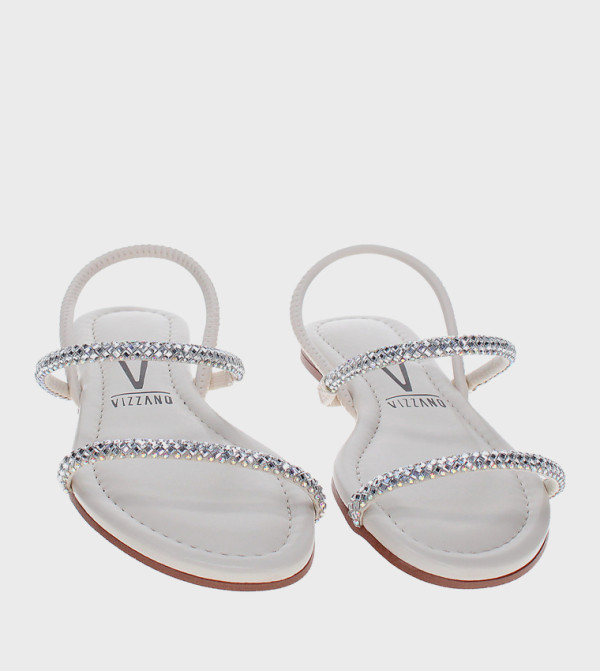 فيزانو فيزانو - أبيض Flat Sandals
