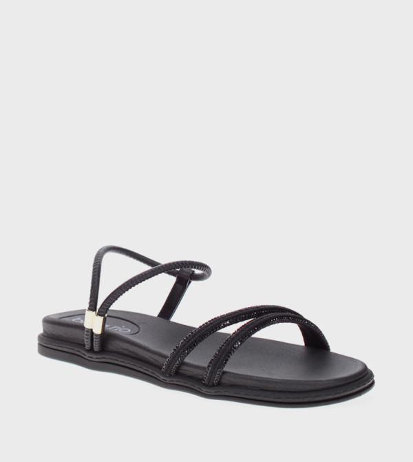 Beira Rio Beira Rio - Black Flat Sandals