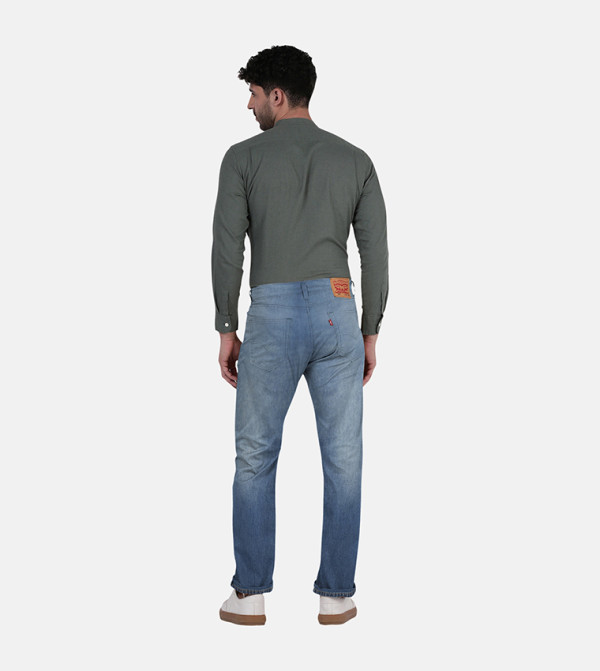 ليفايز ليفايز - أزرق Straight Jeans
