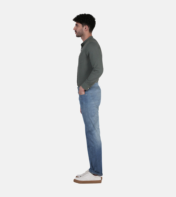 ليفايز ليفايز - أزرق Straight Jeans