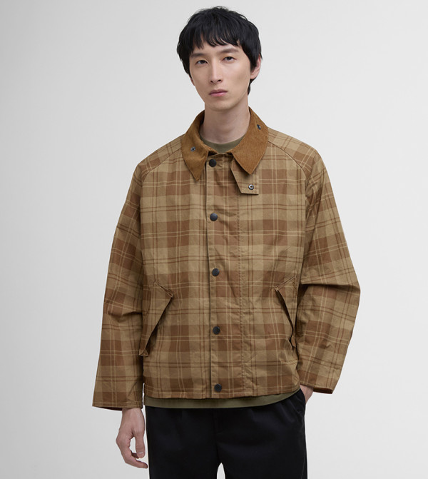 Barbour  heritage-tartan - Brown Casual Jackets