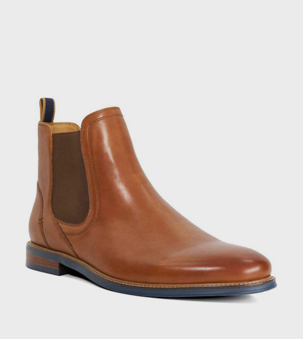Dune London  Boots - Tan Chelsea Boots