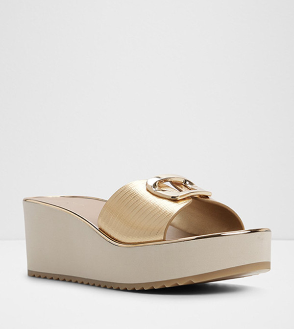 ألدو  pre-aldo-second-launch - ذهبي أحذية كعب سميك