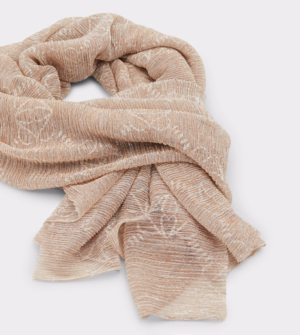Aldo Accessories  Scarves - Beige Knitted Scarves