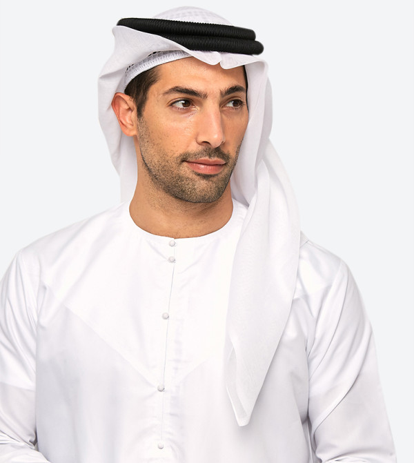 Mignas Arabian Clothing - White Shemagh