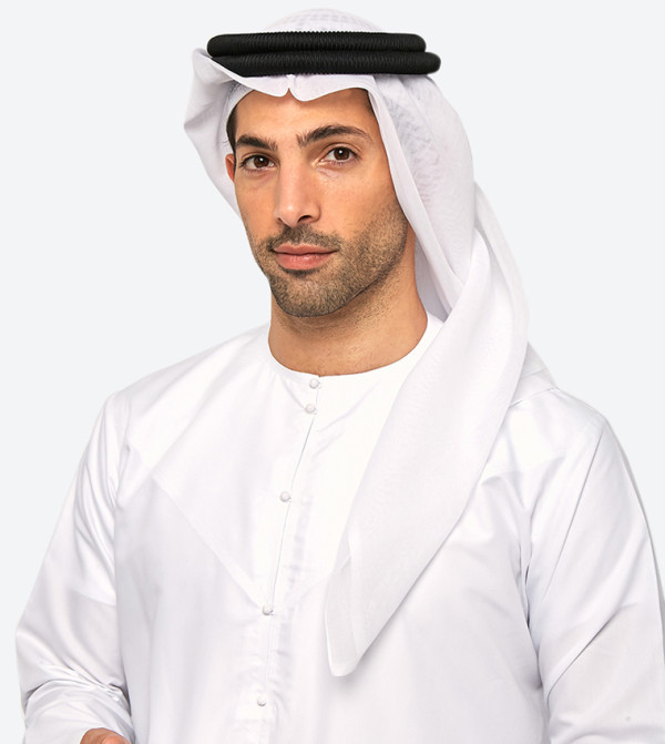 Mignas Arabian Clothing - White Shemagh