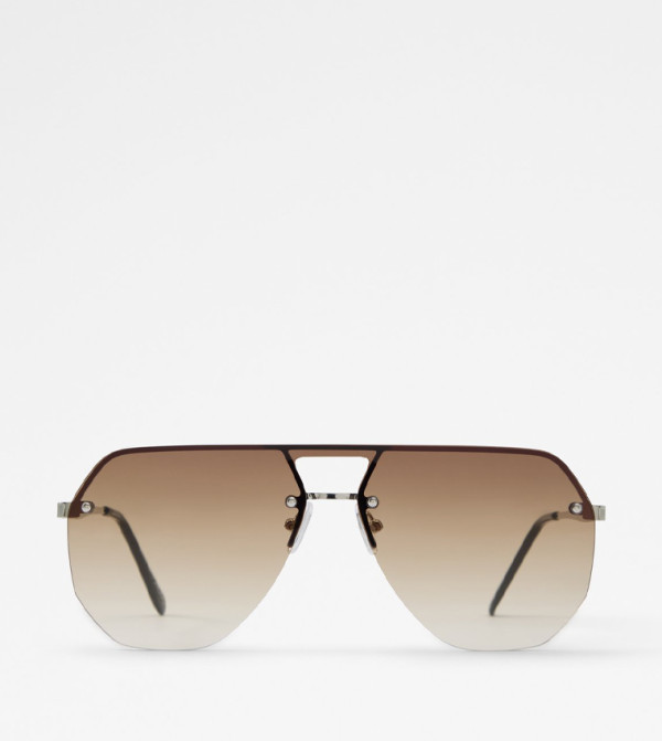 Aldo Accessories Round Sunglasses - Silver undefined