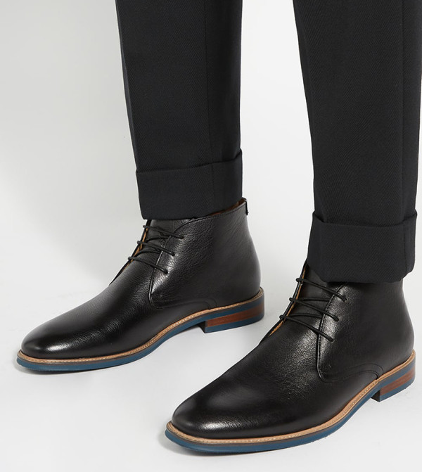 ديون لندن  بوت برباط - أسود Lace up Boots