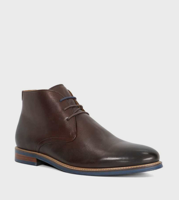 Dune London  Lace up Boots - Burgundy Lace up Boots