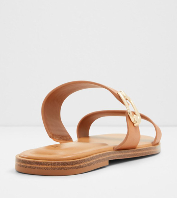 Aldo Shoes - Tan Flat Sandals