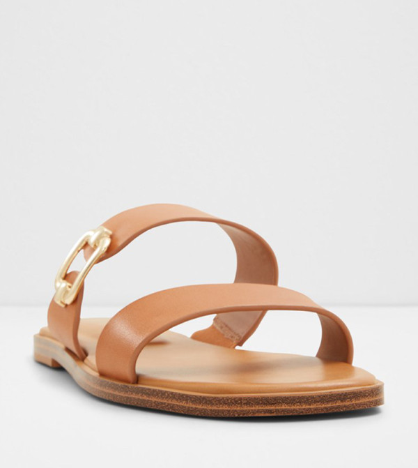 Aldo Shoes - Tan Flat Sandals