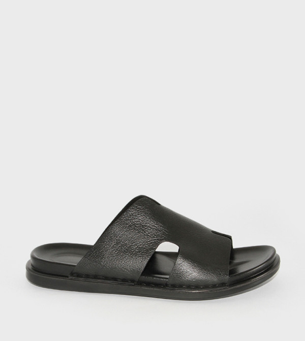 GEOOMNII  Sandals - Black Casual Sandals