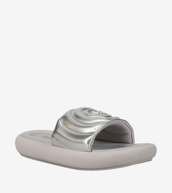 Michael Kors  Slides and Flip Flops - Silver Slides