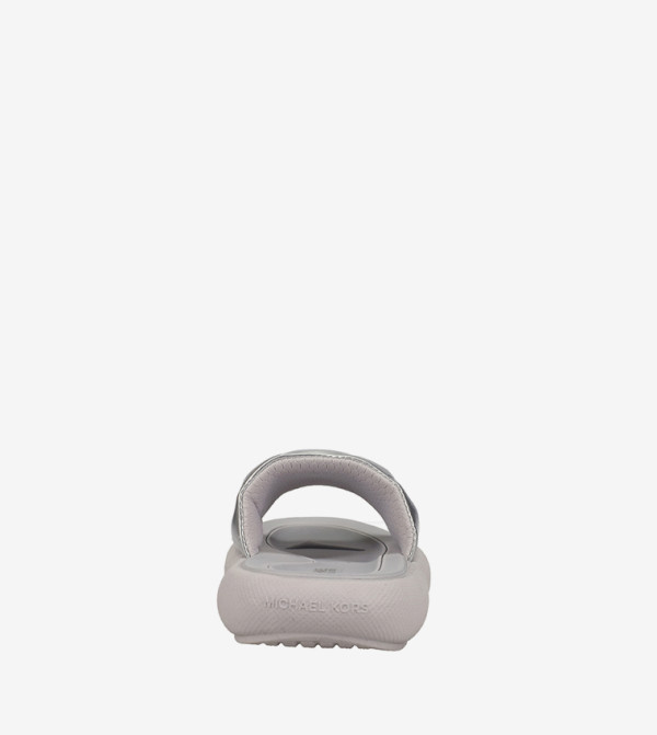 Michael Kors  Slides and Flip Flops - Silver Slides