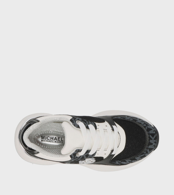 مايكل كورس  - أسود أحذية برقبة منخفضة 