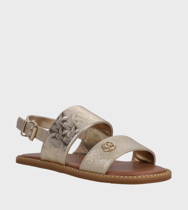 مايكل كورس مايكل كورس - ذهبي صنادل كاجوال